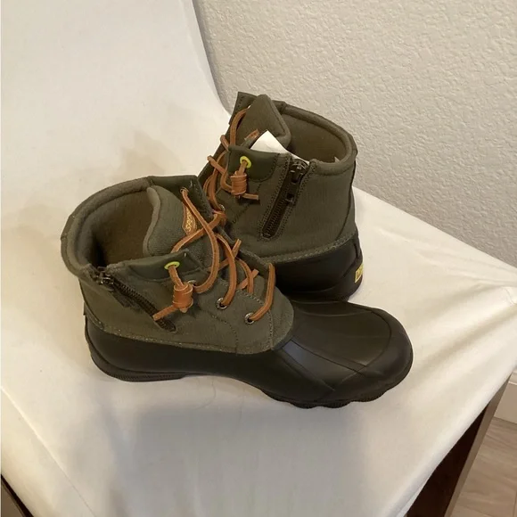 NWT SPERRY SALTWATER RAIN BOOTS SIZE 7 - Picture 6 of 7